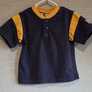 Navy and Yellow Kids Shirt